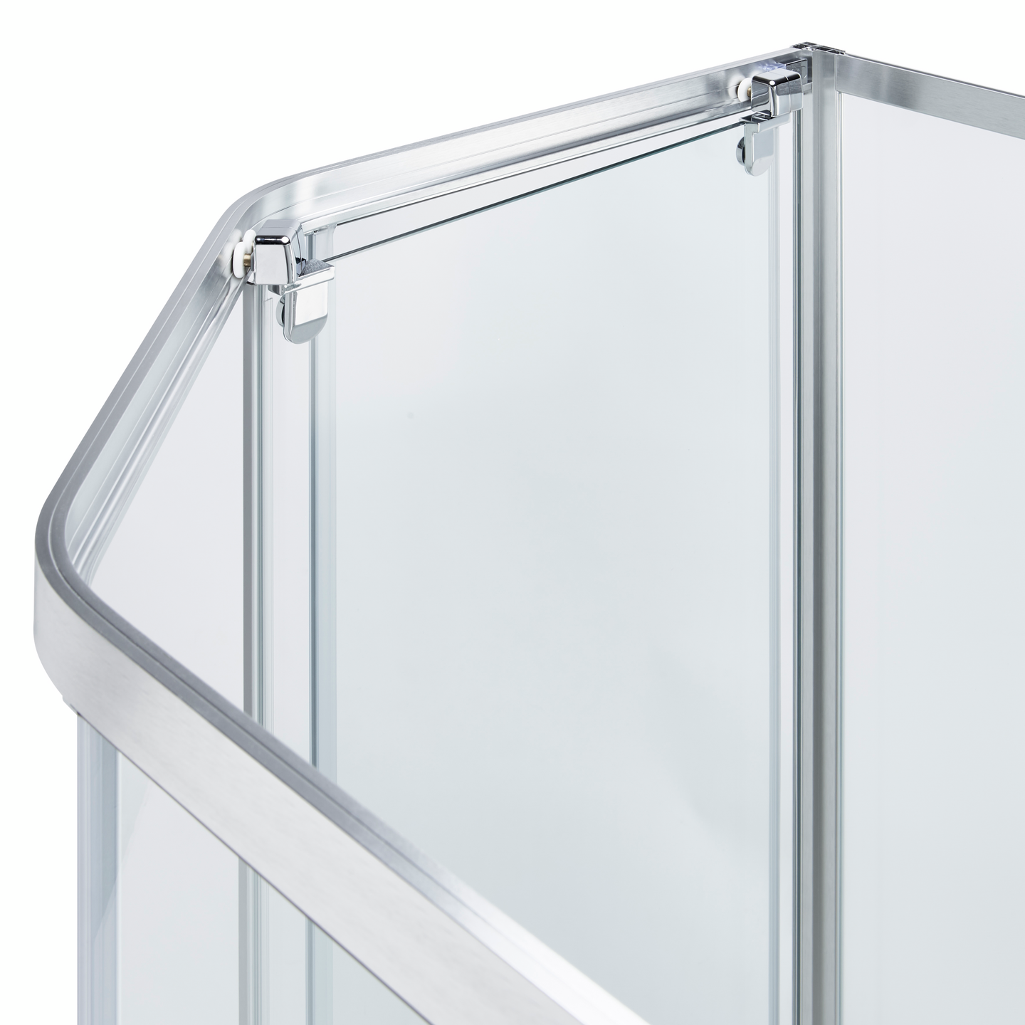 Suihkukaappi Cello Ocean 90x90cm kirkas lasi/harjattu profiili