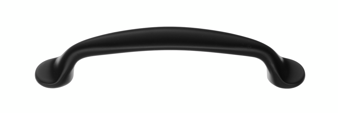 Kalustevedin Beslagsboden BB632 96mm musta sinkki