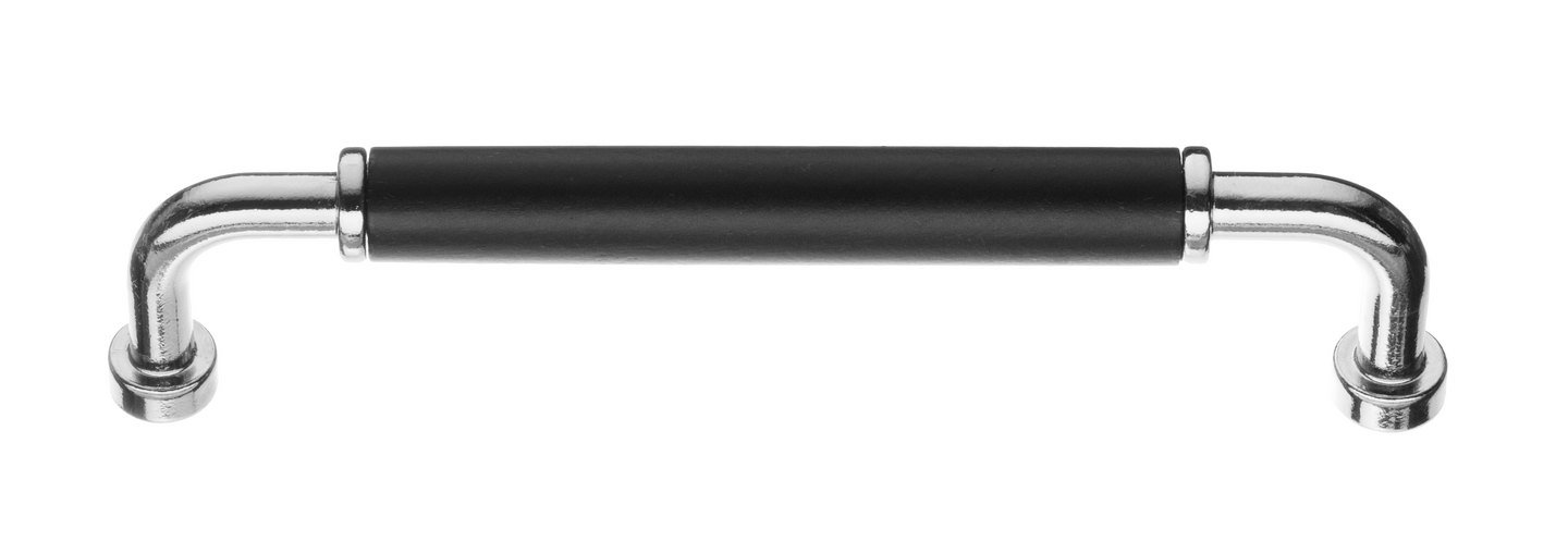 Kalustevedin Beslagsboden BK6351B 128mm kromi/musta