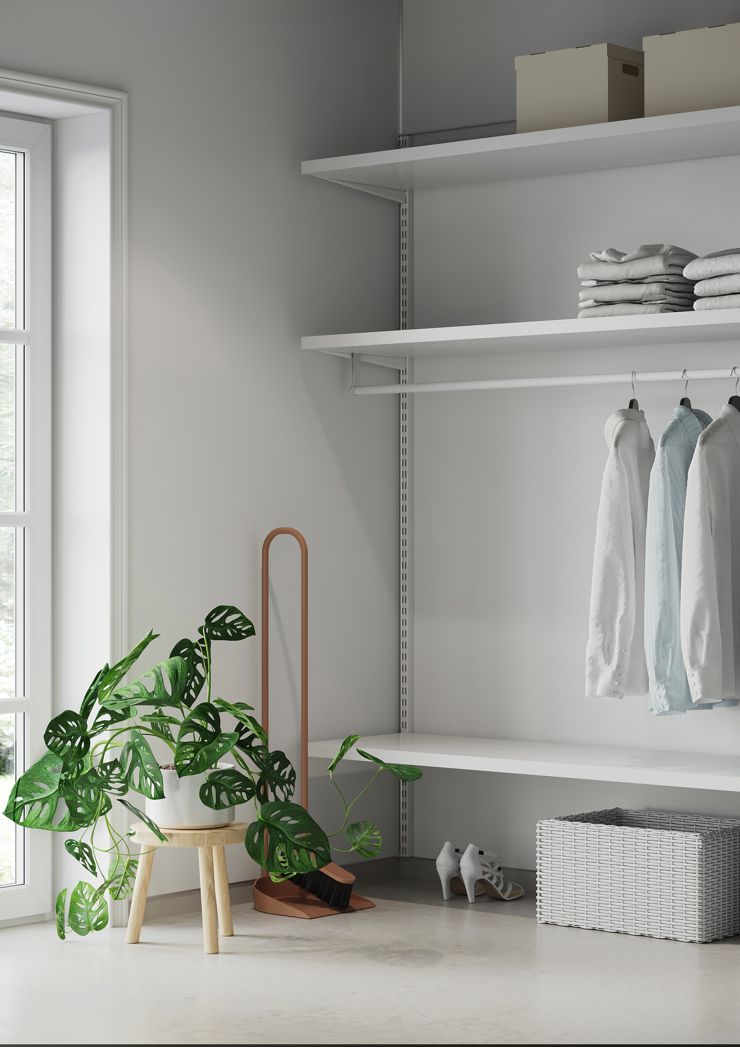 Sisustuslevy Fibo 110 S White Project