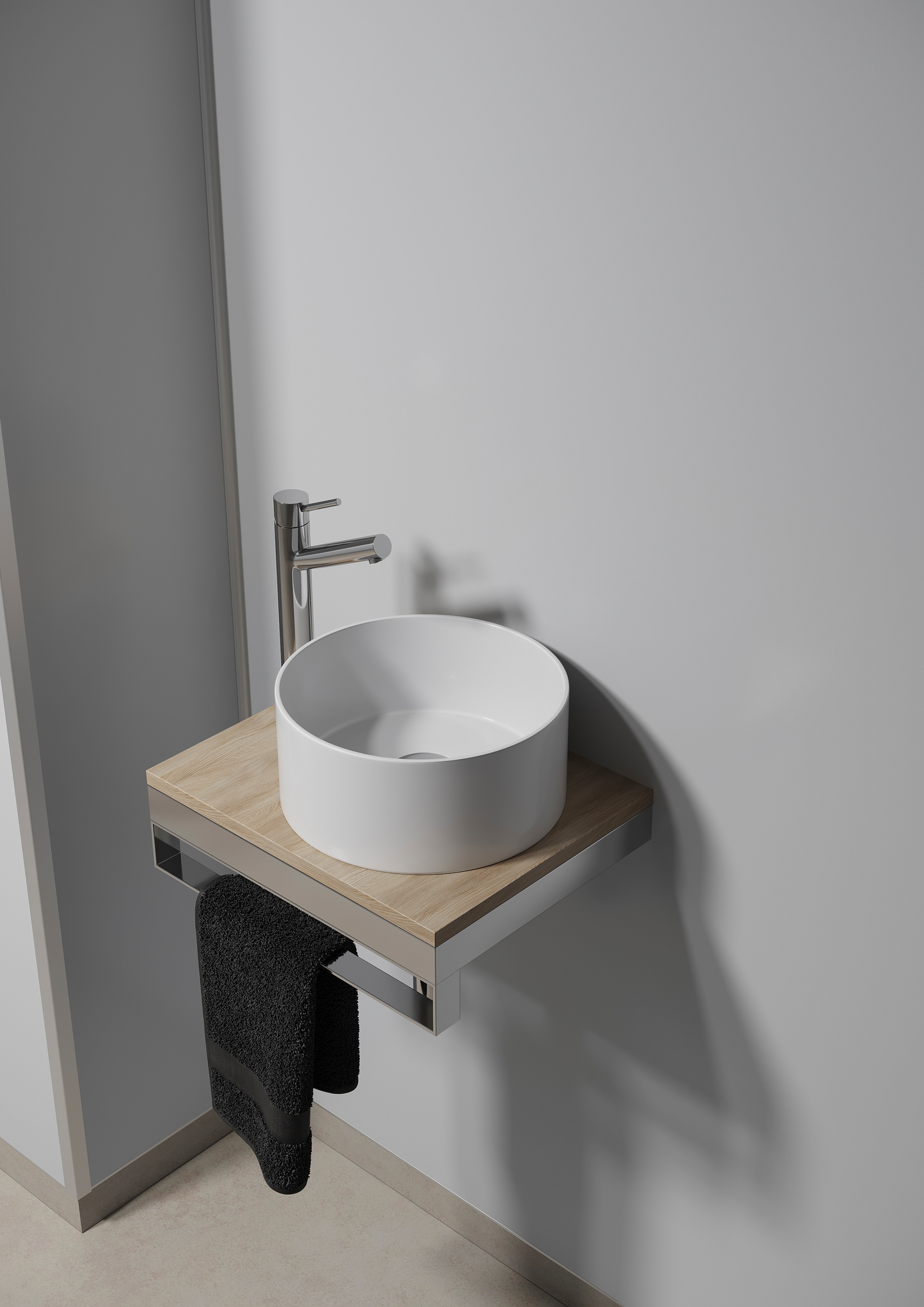 Sisustuslevy Fibo 172 S Polar Grey Project