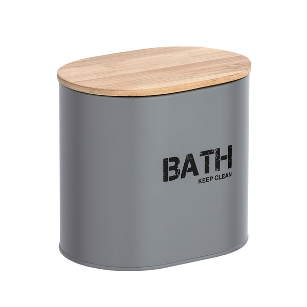 Säilytysrasia Wenko Gara harmaa bambukannella