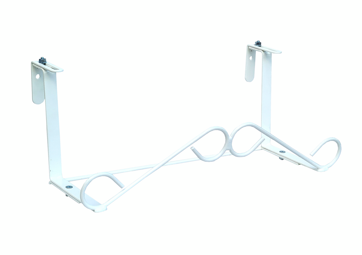 Kukkalaatikon kaideteline valkoinen