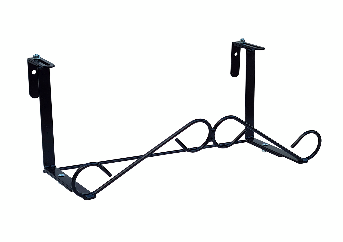 Kukkalaatikon kaideteline musta