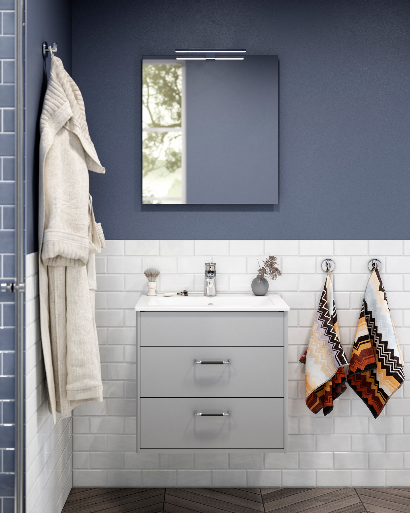 Peili Gustavsberg Artic 60cm ilman valaisinta