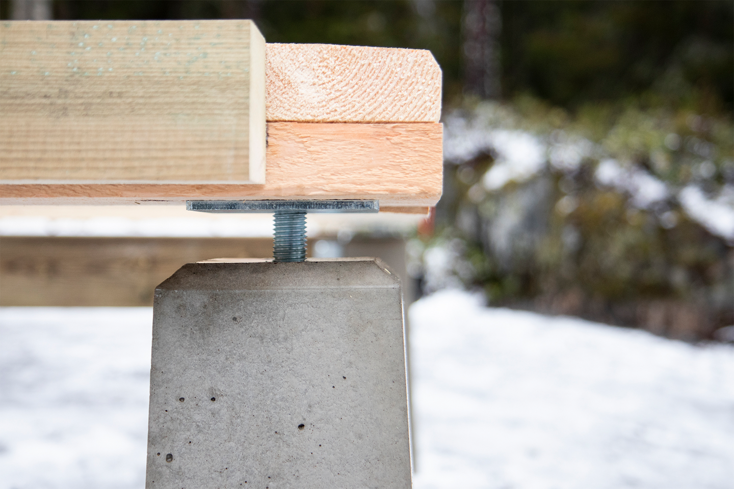 Teräslaatta BCE TL 100x100x6 M20x50