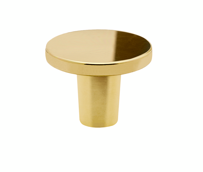 Nuppi Gustavsberg K5 messinki 25x19mm