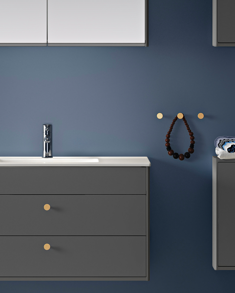 Nuppi Gustavsberg K5 messinki 25x19mm