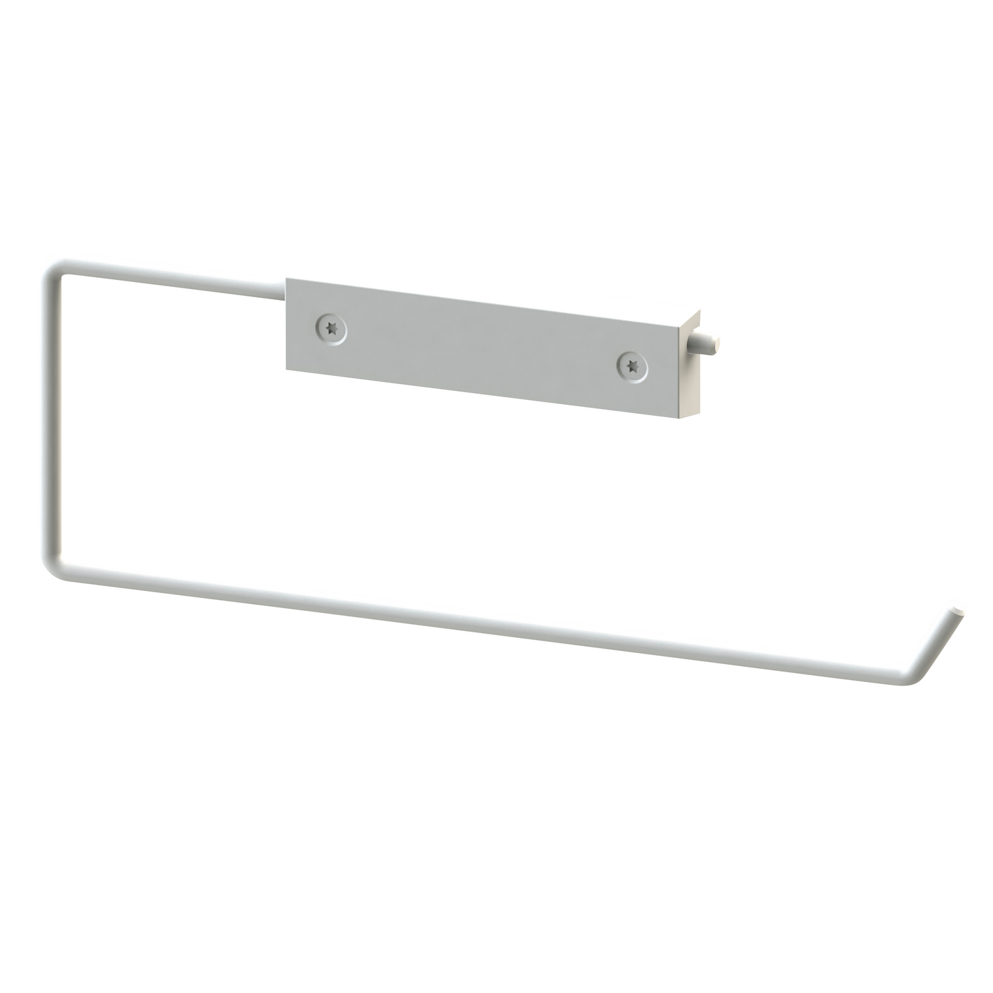 Talouspaperiteline LM45 ruuvikiinnityksellä valkoinen