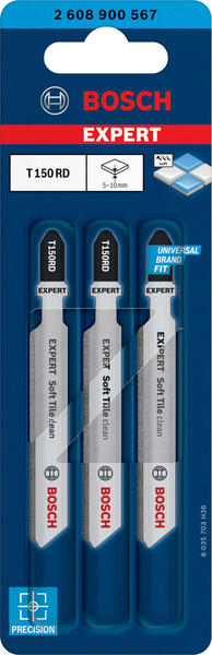 Pistosahanterä Bosch Expert Soft Tile Clean T 150 RD 3kpl