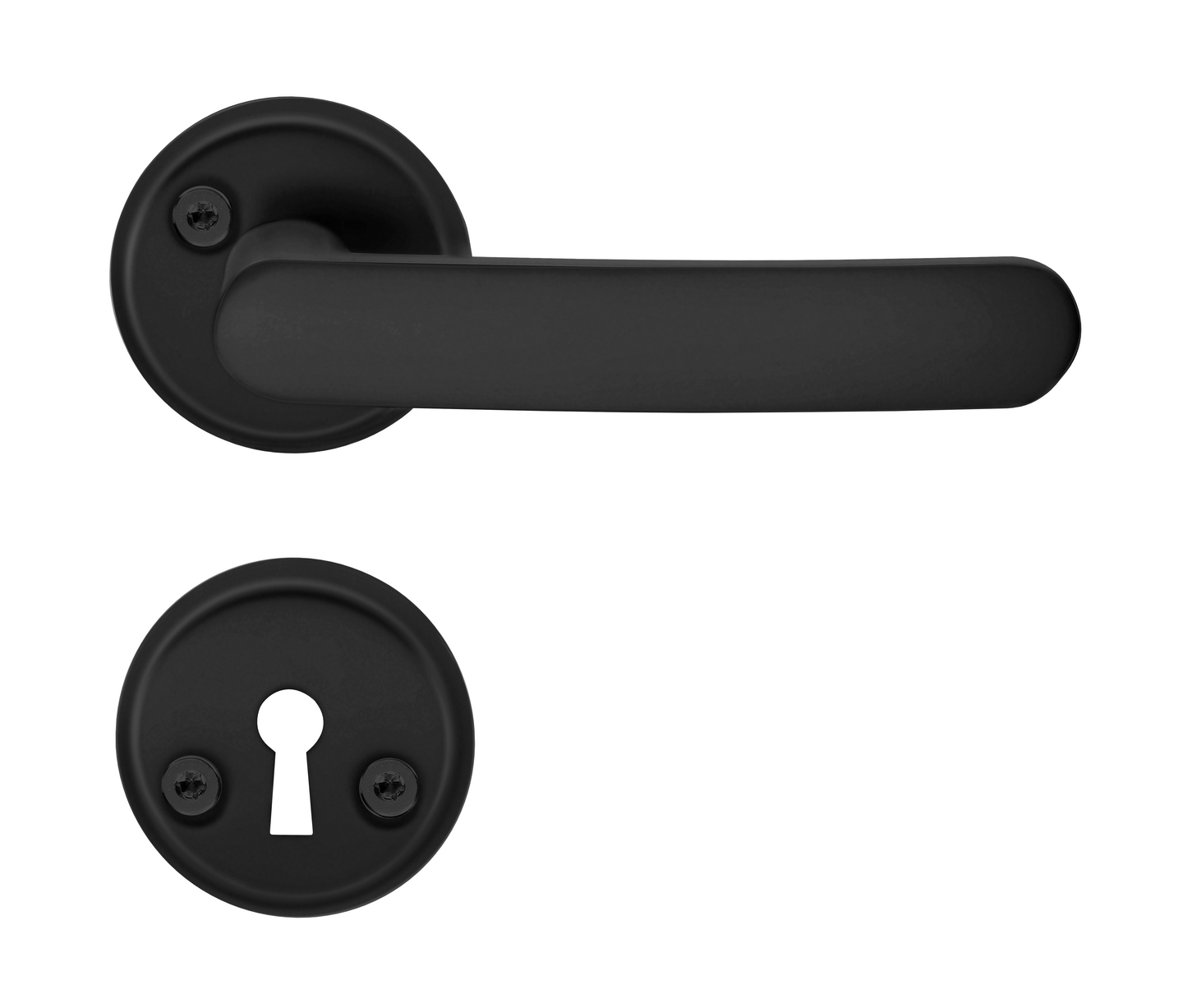 Sisäovenpainike Beslagsboden Design BB727 mattamusta