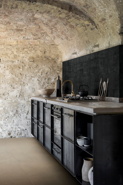 Seinälaatta/lattialaatta Memoria 15x15 musta 0,81m²