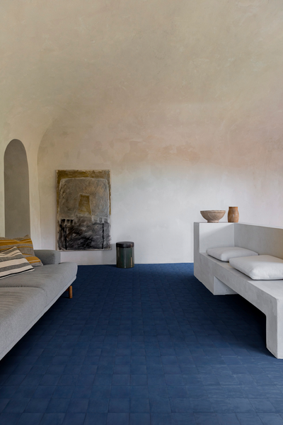 Seinälaatta/lattialaatta Cello Memoria 15x15 sininen 0,81m²