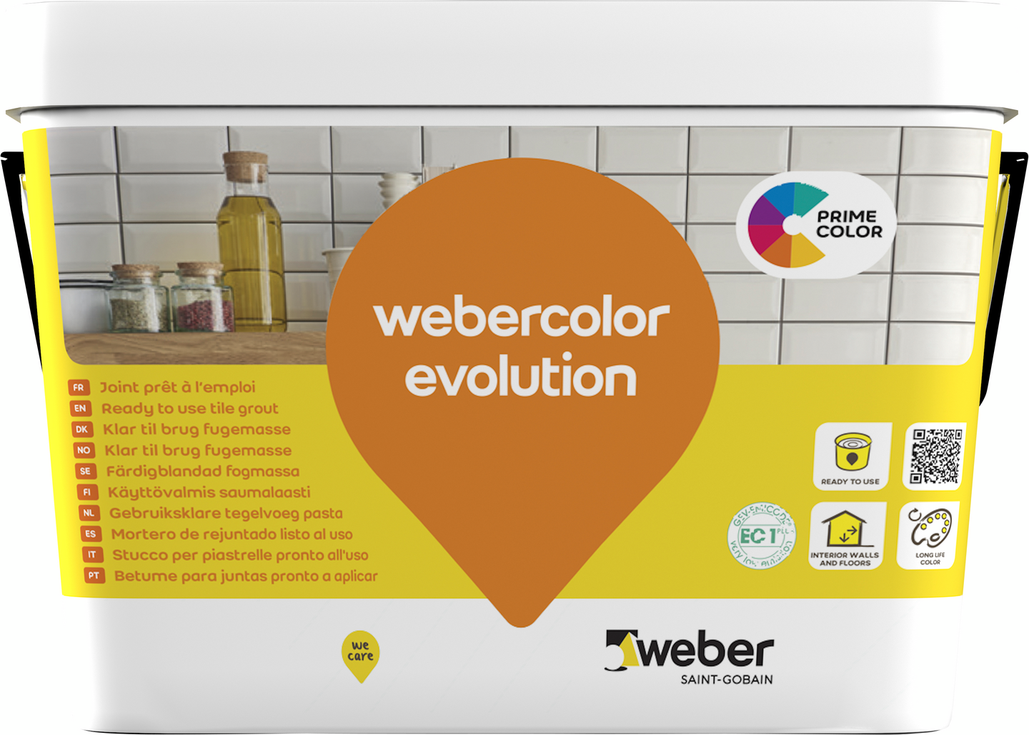 Saumalaasti Webercolor Evolution 3kg black