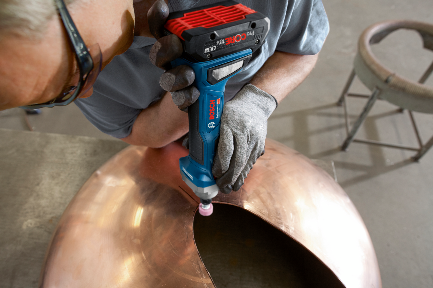 Akkusuorahiomakone Bosch GGS 18V-20 Solo