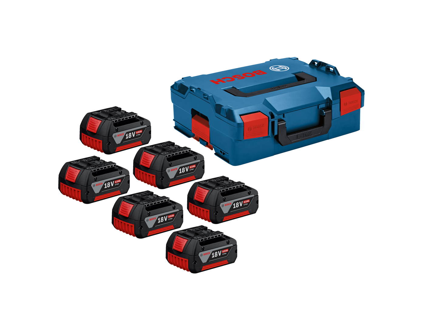 Akkupaketti Bosch 18V 6x4,0Ah L-Boxx