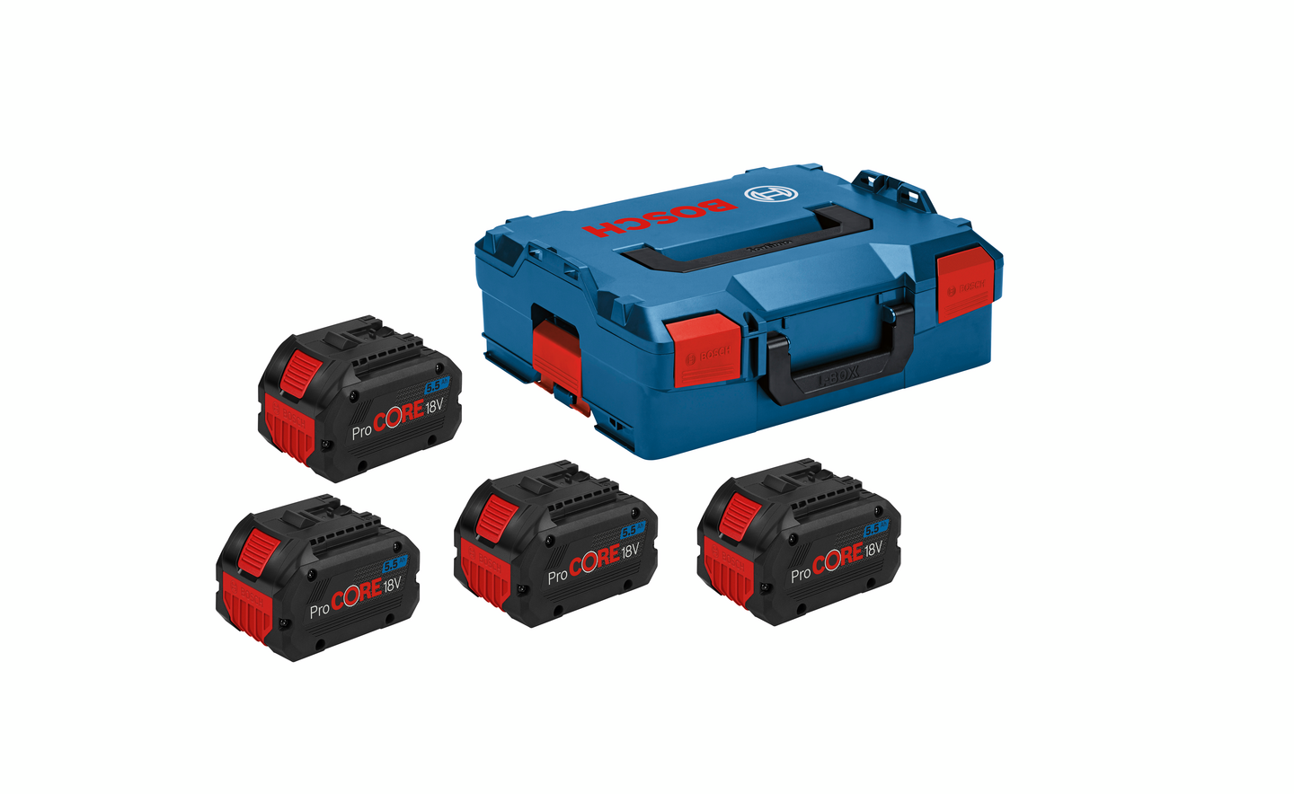 Akkupaketti Bosch 18V ProCore 4x5,5Ah L-Boxx
