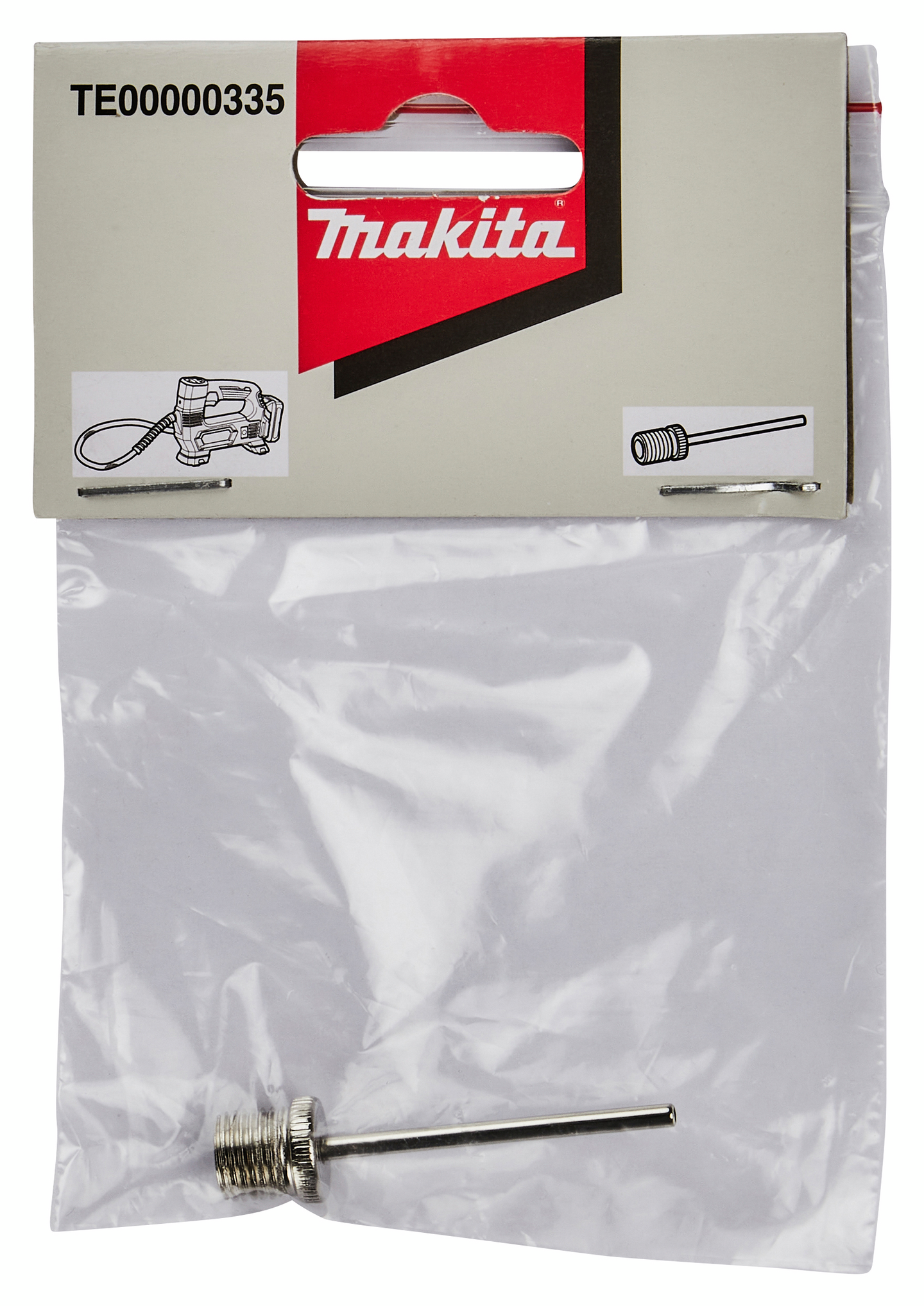 Venttiili Makita pallojen täyttöön ilmapumpuille DMP180 ja MP100D