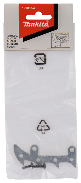 Kaarnatuki Makita ketjusahalle DUC254 sisältää ruuvit