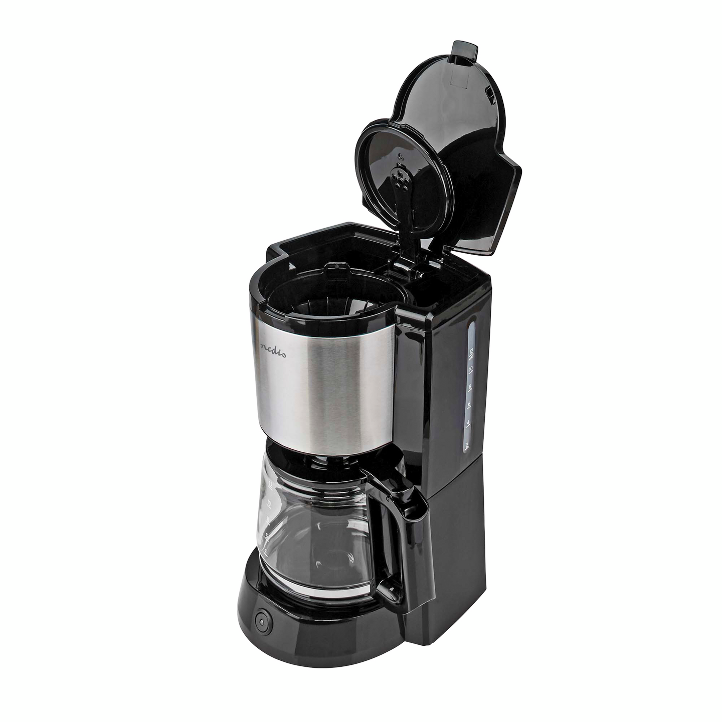 Kahvinkeitin Nedis 1,5l 12 kuppia musta