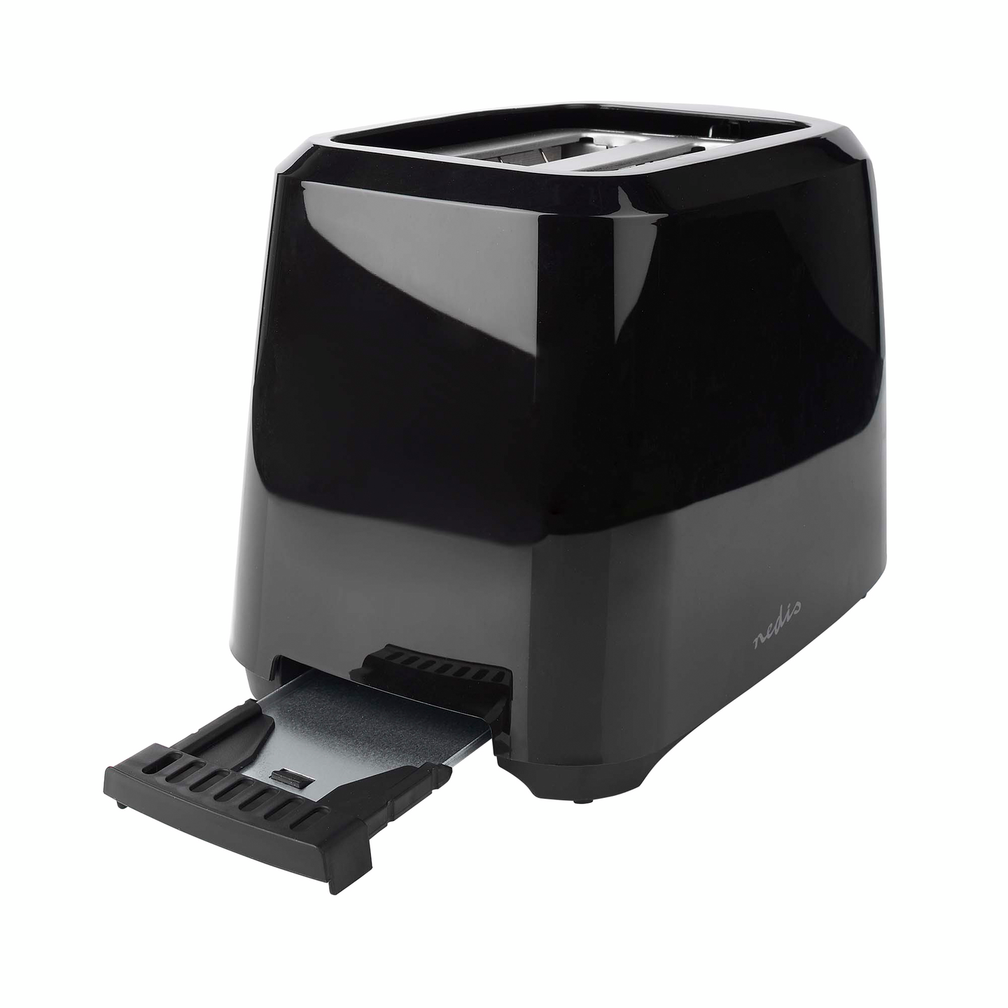 Leivänpaahdin Nedis 2 paikkaa musta