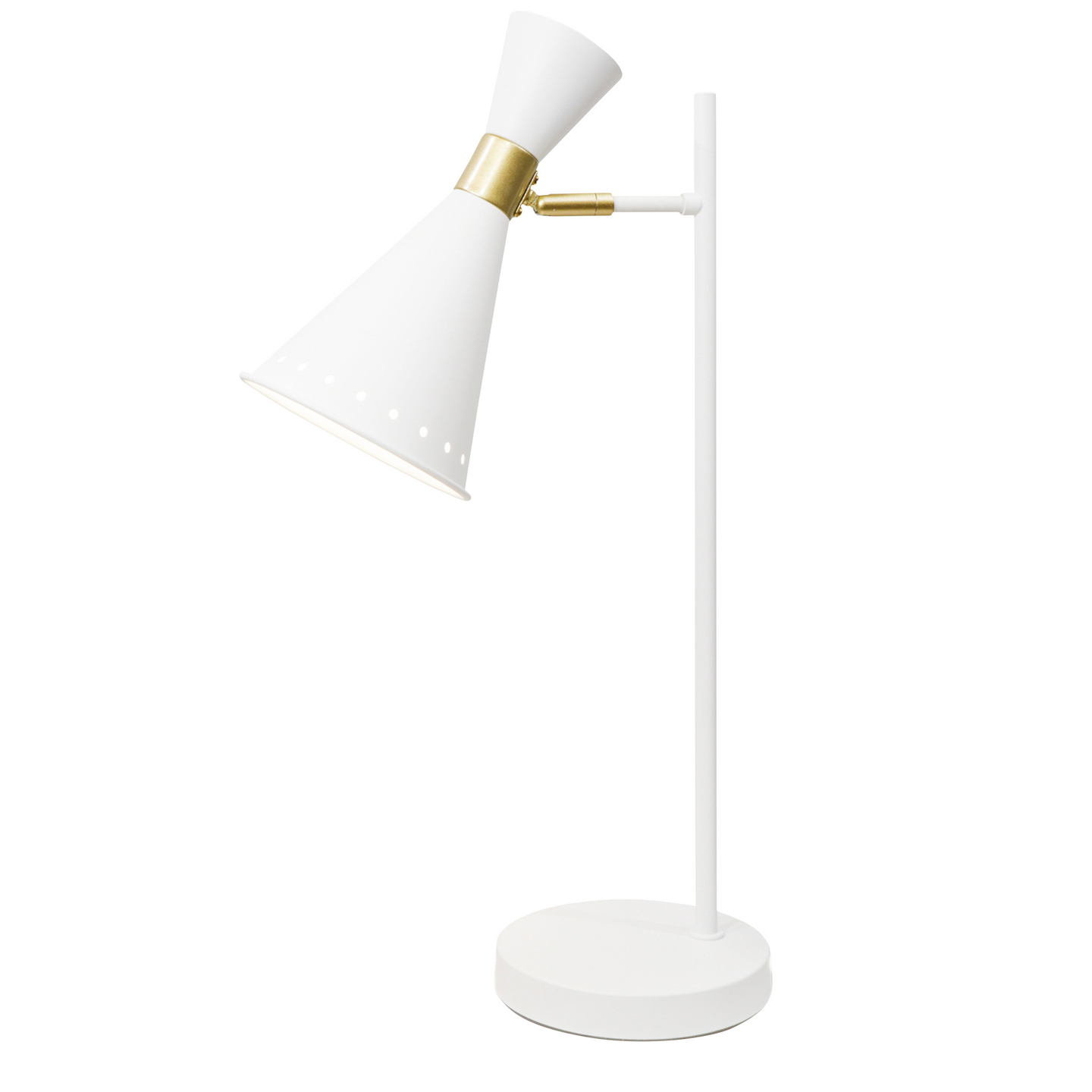 Pöytävalaisin Sessak Ayla valkoinen