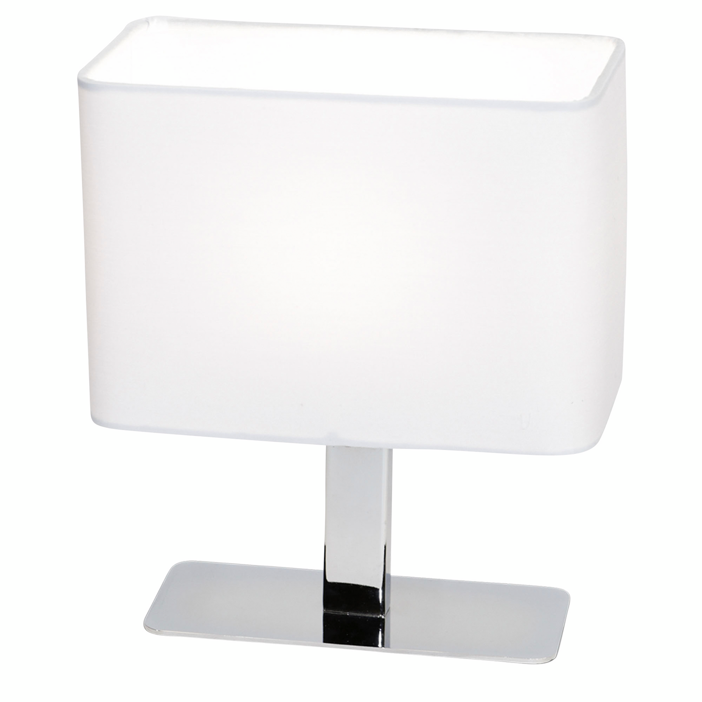 Pöytävalaisin Sessak Iben kromi / valkoinen