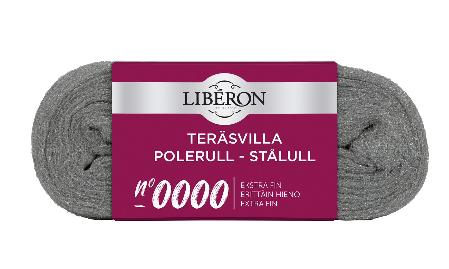 Liberon Teräsvilla No 0000 100g