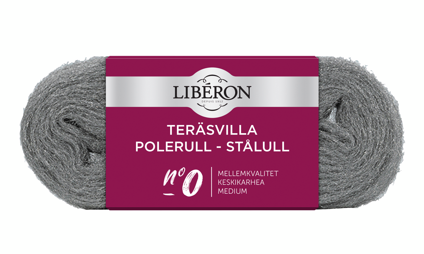 Liberon Teräsvilla No 0 100g
