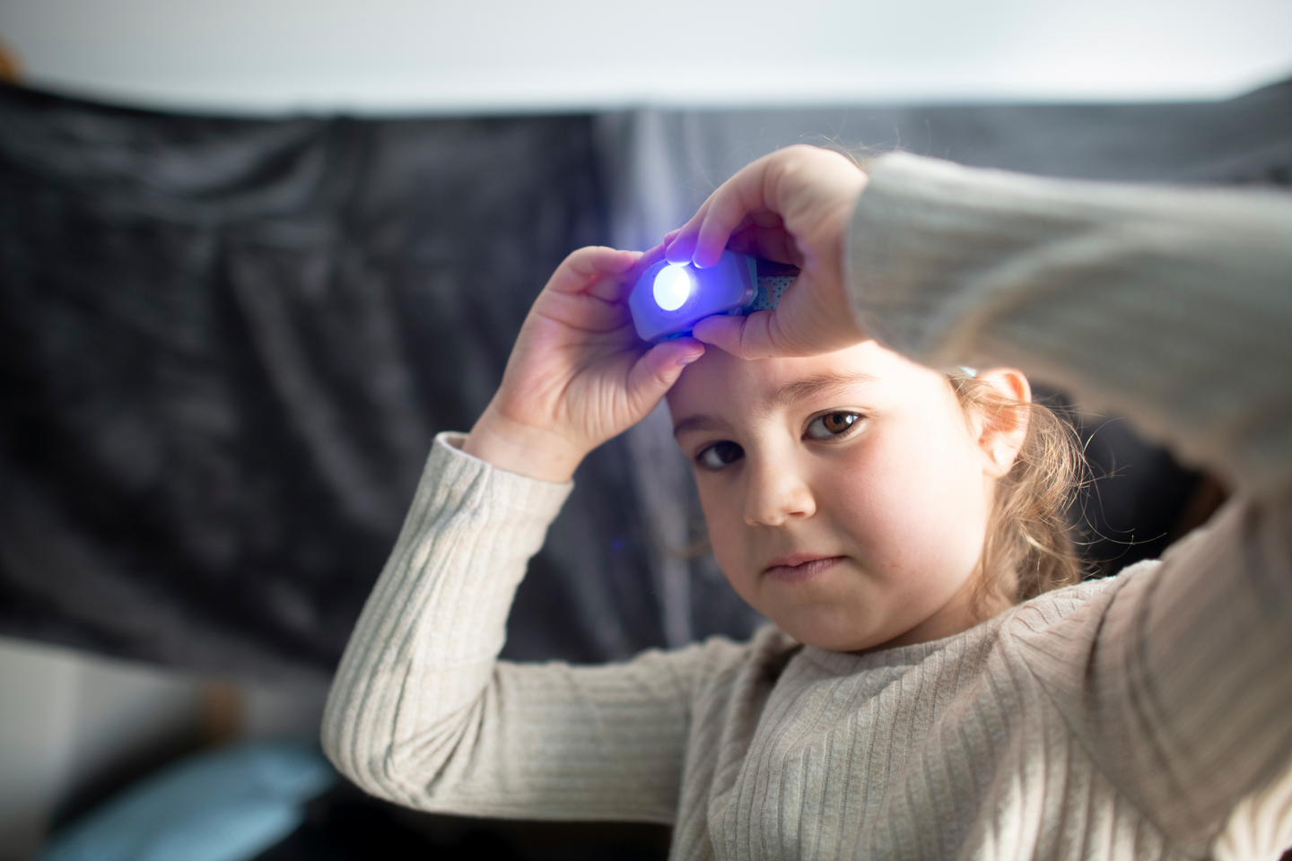 Otsalamppu Ledlenser Kidled2 violetti 40lm paristokäyttöinen