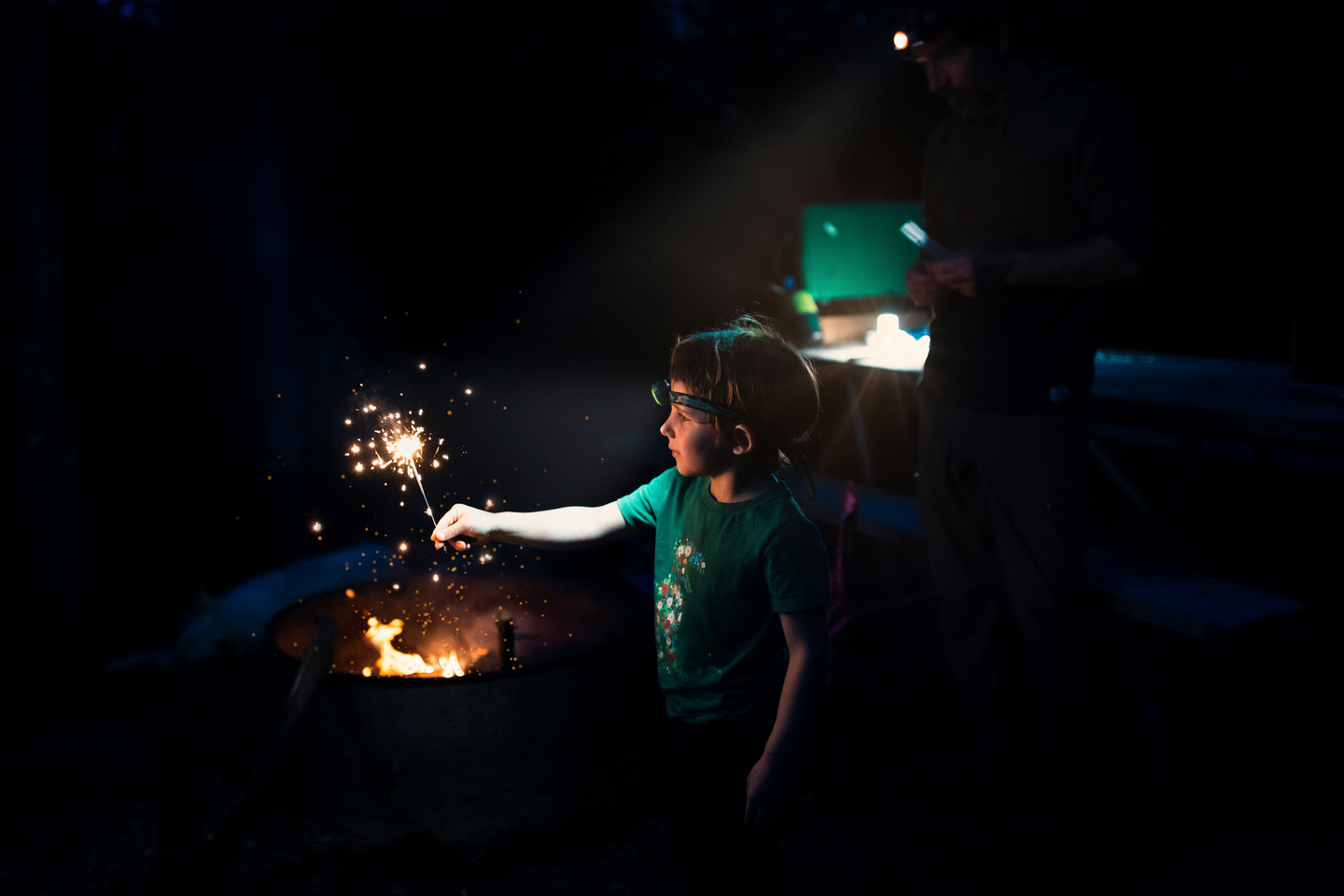 Otsalamppu Ledlenser Kidled2 vihreä 40lm paristokäyttöinen