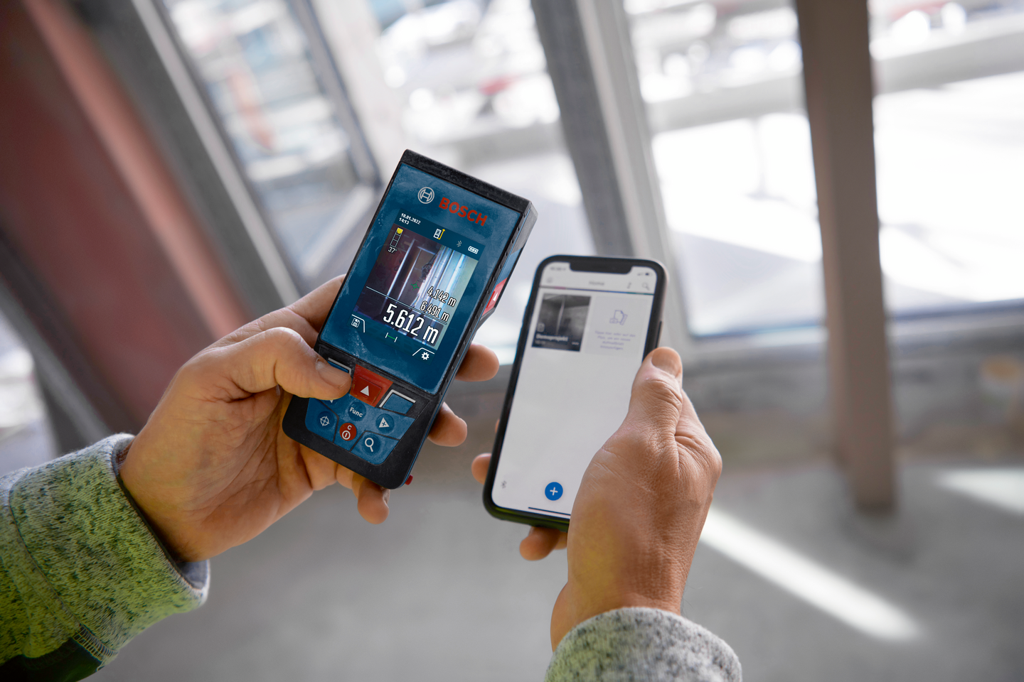 Laseretäisyysmittalaite Bosch GLM 100-25 C