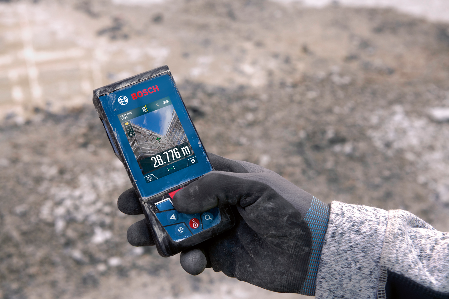 Laseretäisyysmittalaite Bosch GLM 100-25 C