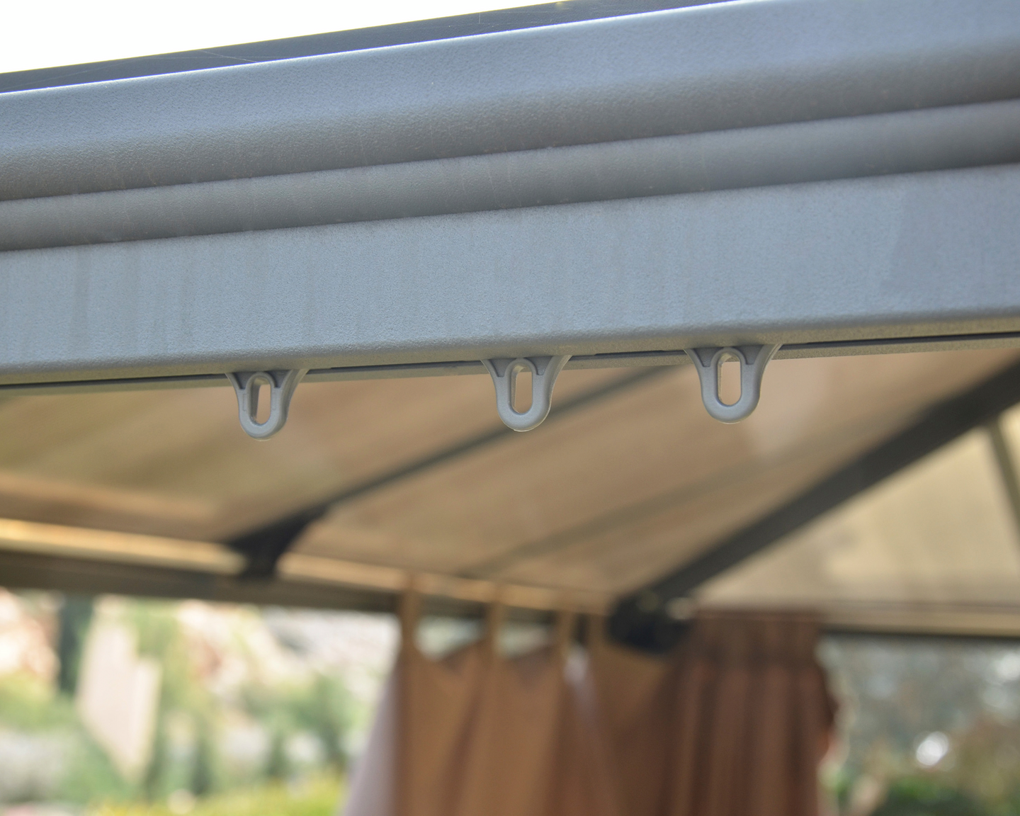 Pergola Palram-Canopia Palermo 3600 3,6x3,6m harmaa