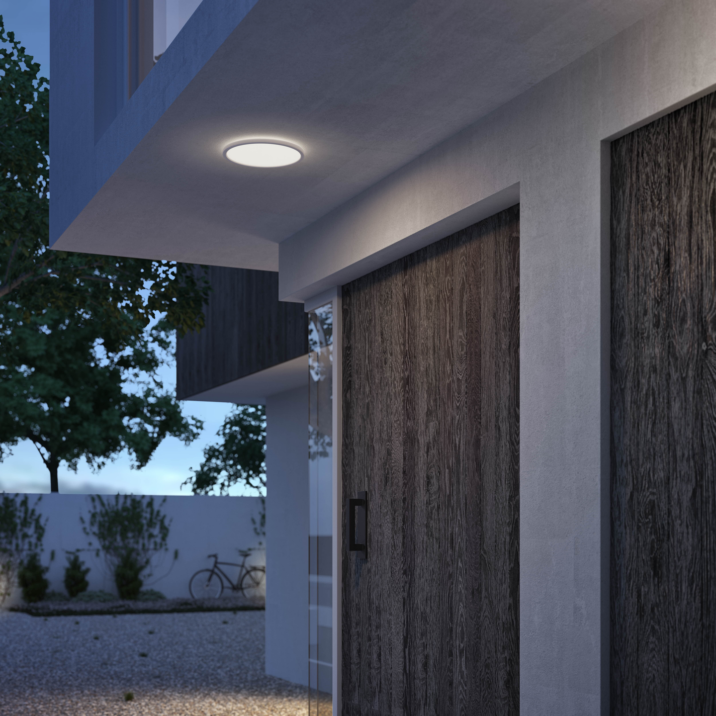 Ulkokattovalaisin Philips Superslim SceneSwitch 15W 4000K IP54 valkoinen