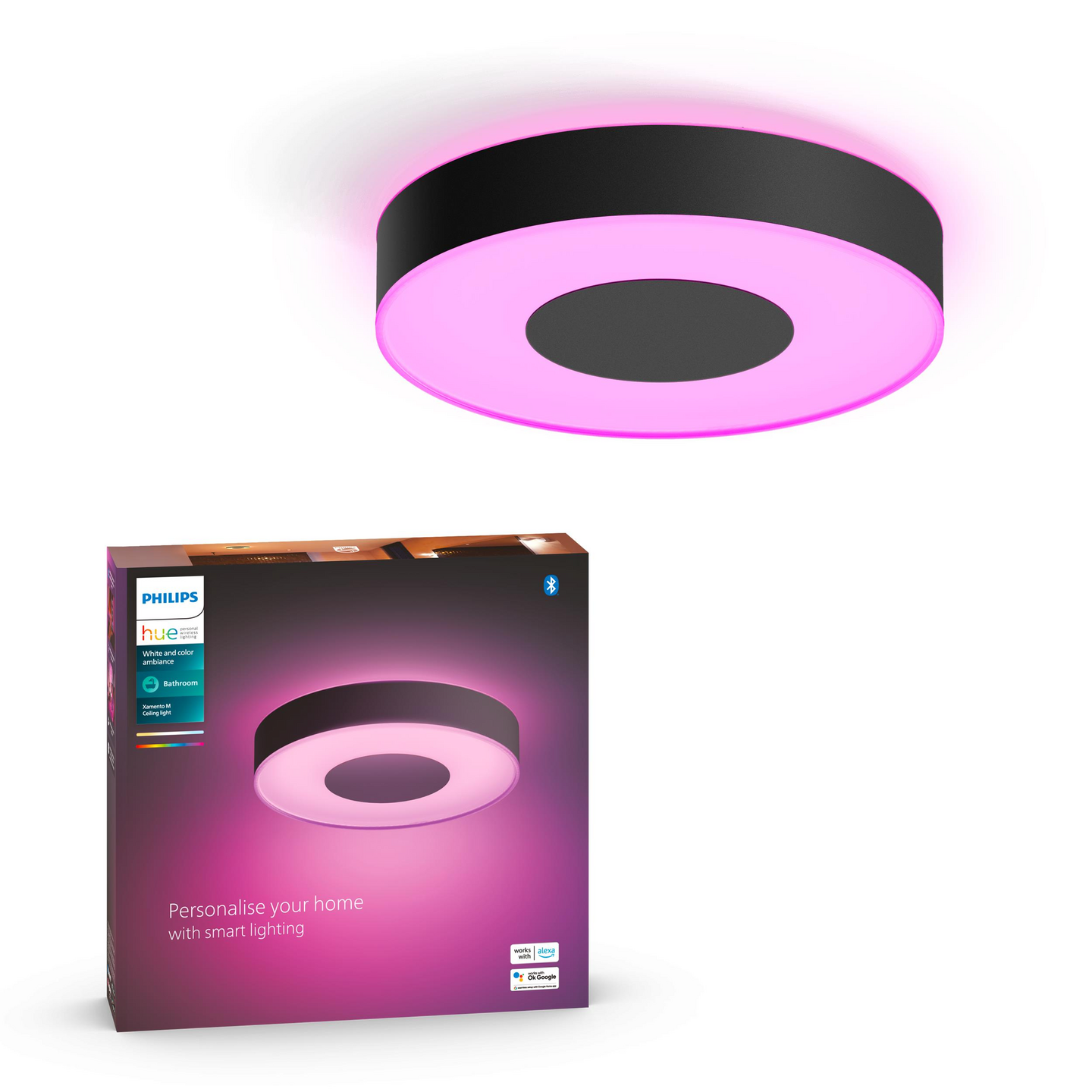XAMENTO PHILIPS HUE M HUE TAKLAMPA SVART