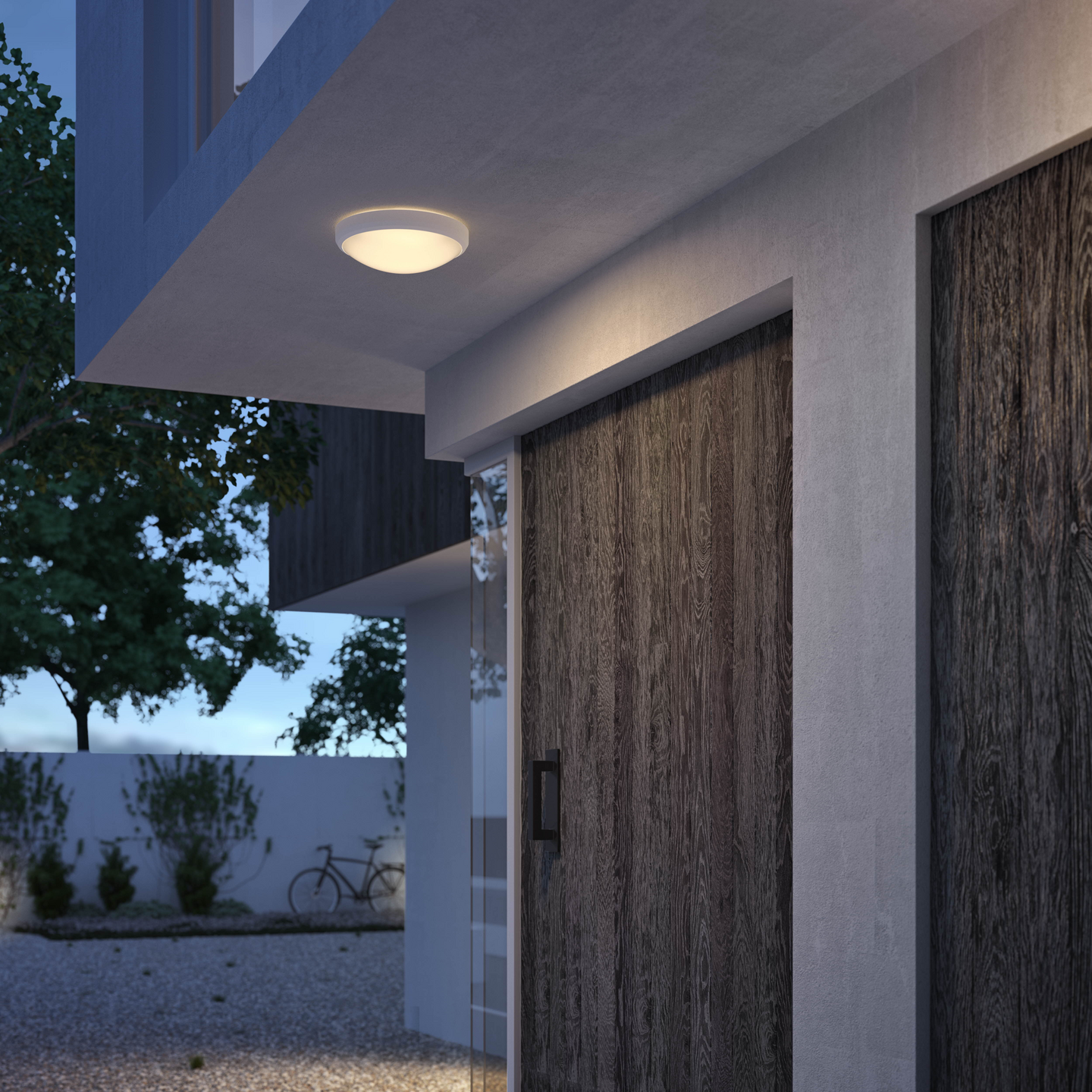 Ulkokattovalaisin Philips Doris valkoinen 6W 2700K IP54