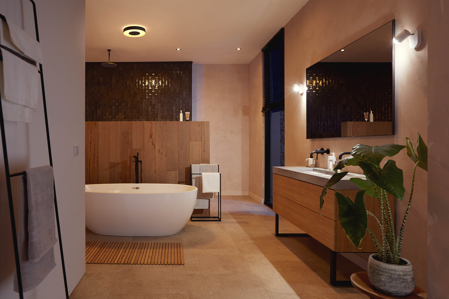 Kattovalaisin Philips Hue Xamento musta