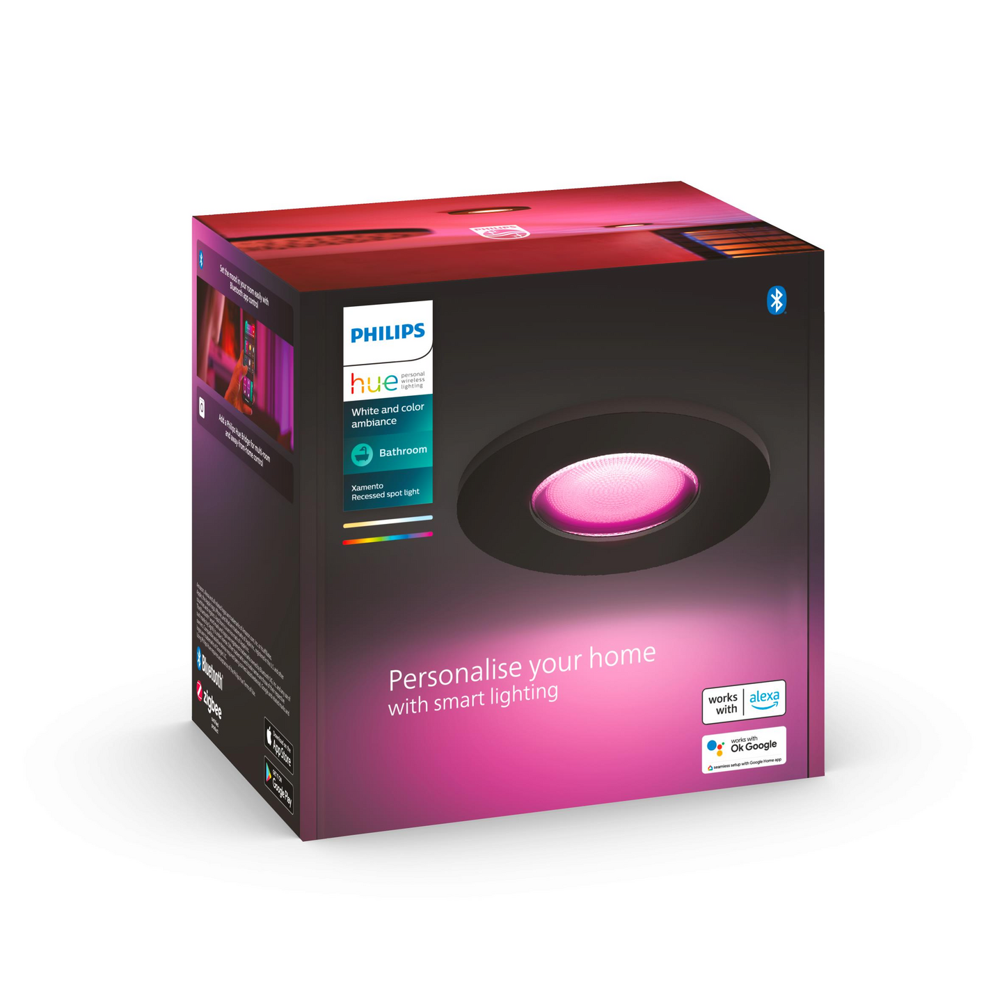 PHILIPS HUE BADRUMSSPOT XAMENT O SVART