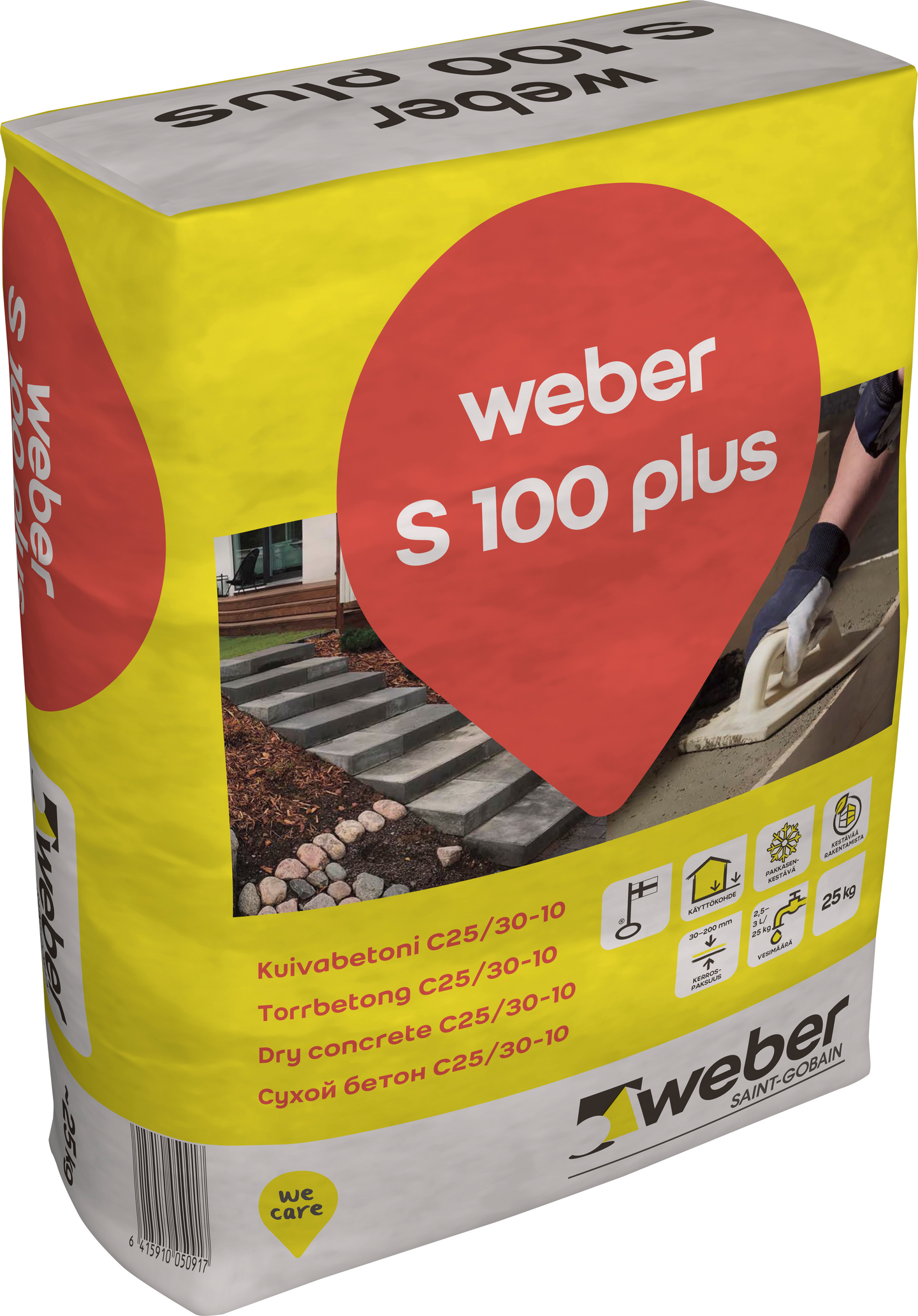 Kuivabetoni Weber S 100 Plus 25kg