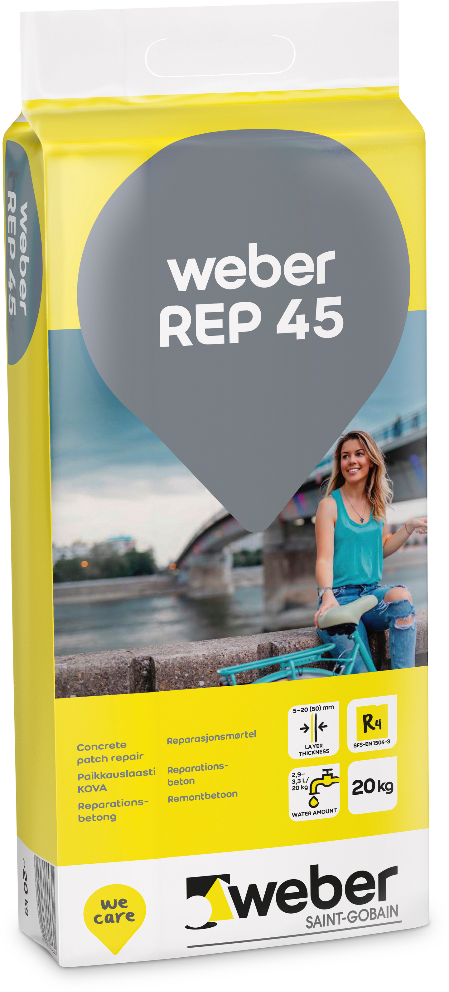 Paikkauslaasti Weber REP 45 KOVA 20kg