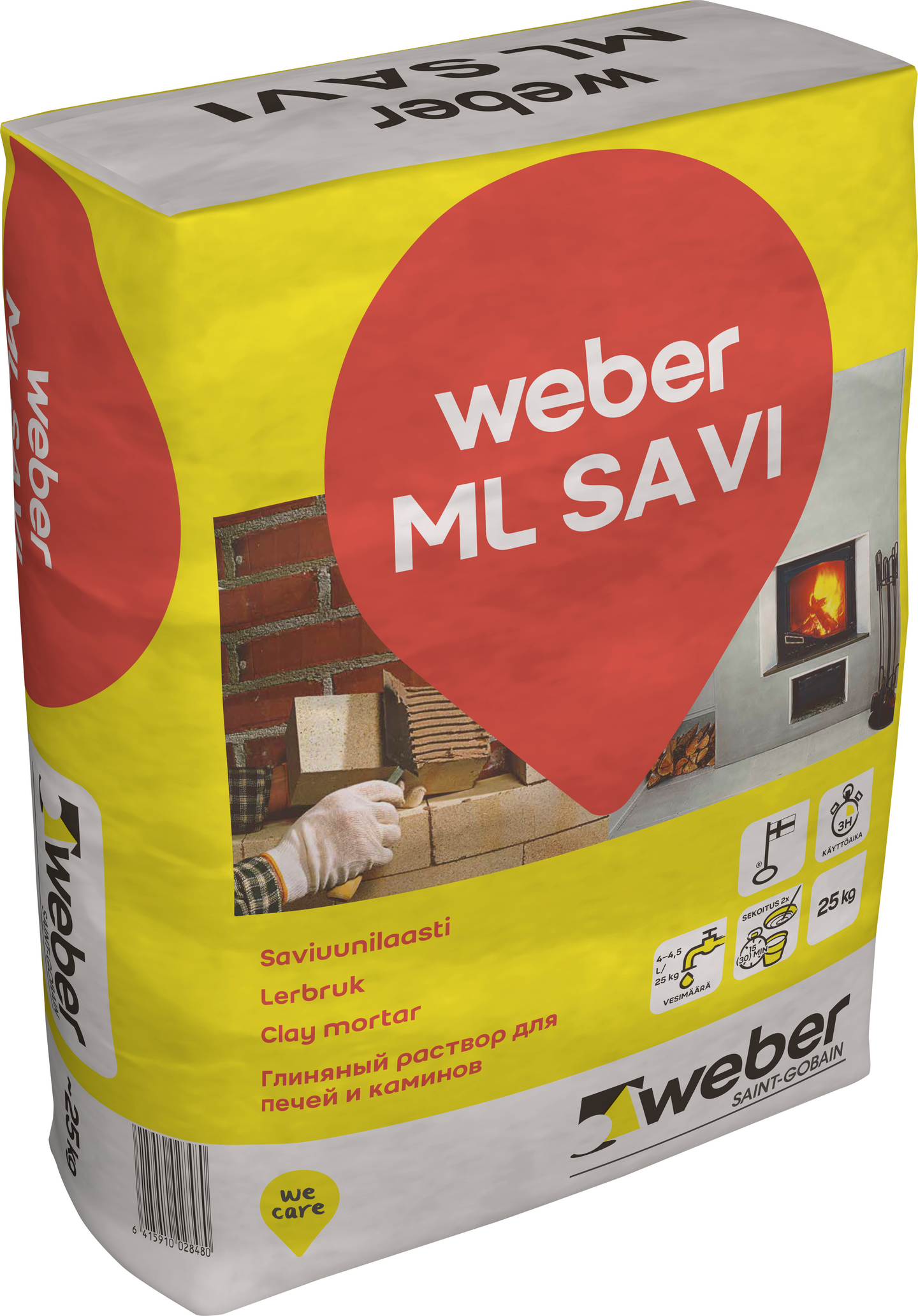 Saviuunilaasti Weber ML Savi 25kg