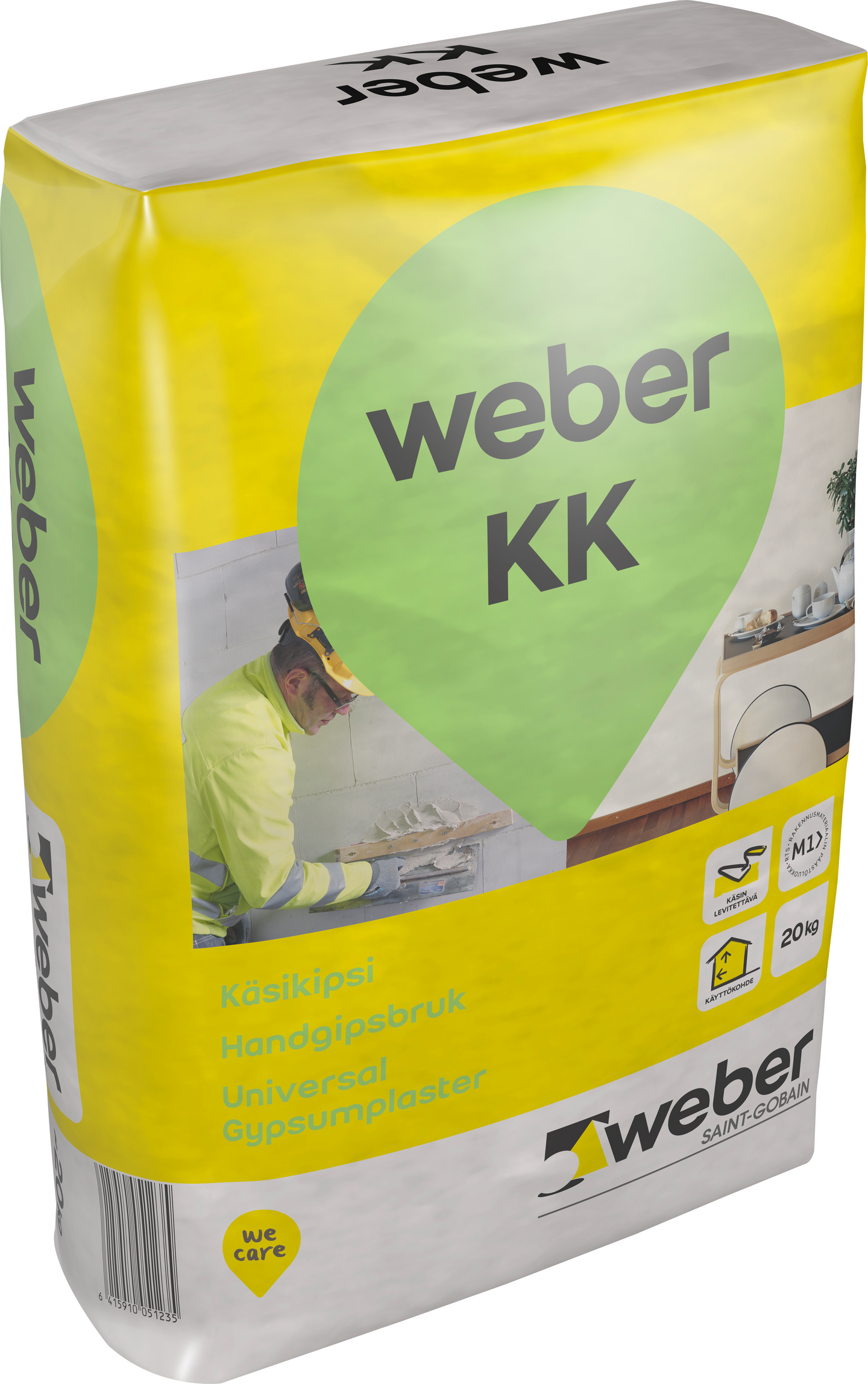 Käsikipsilaasti Weber KK 20kg