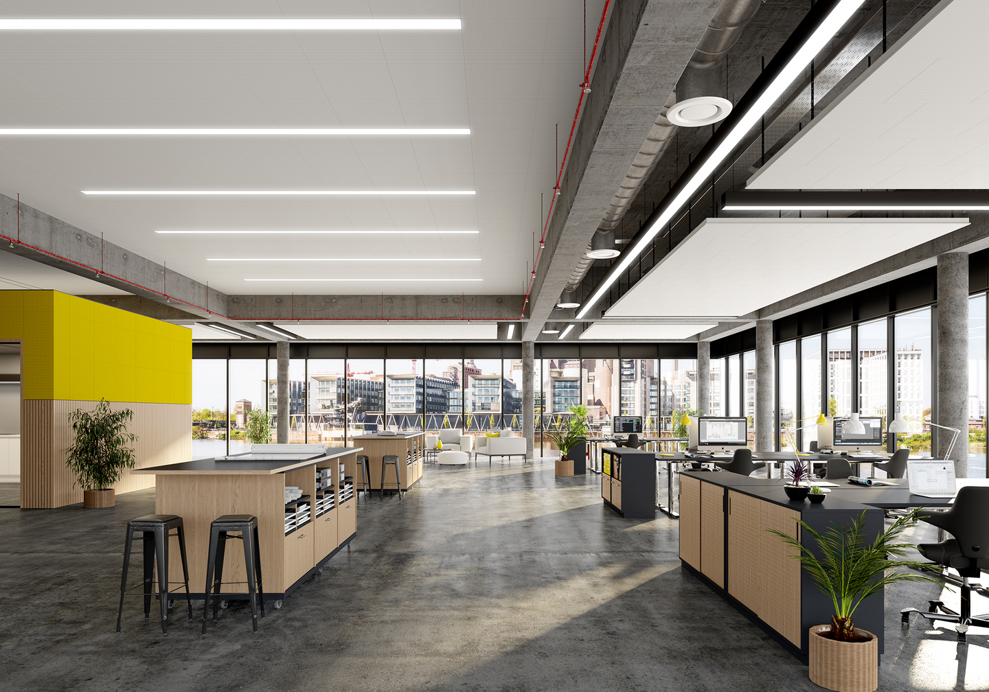 Alakattolevy DANOloft 600x600 valkoinen