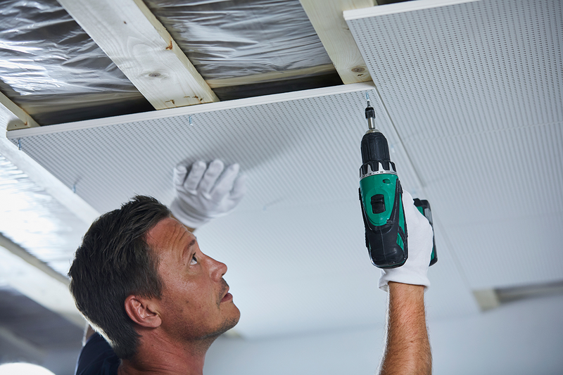 Alakattolevy DANOloft 600x600 valkoinen