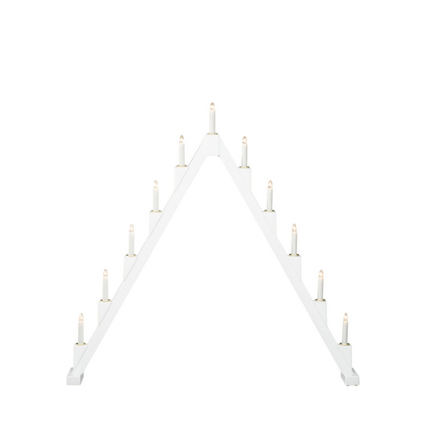 Kynttelikkö Konstsmide 11 OS 86X82cm valkoinen