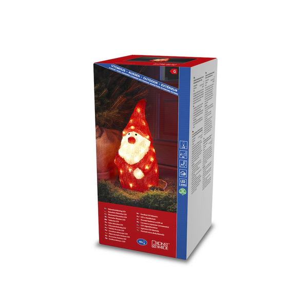 TOMTE KONSTSMIDE AKRYL 38CM 40 LED, 6242-103