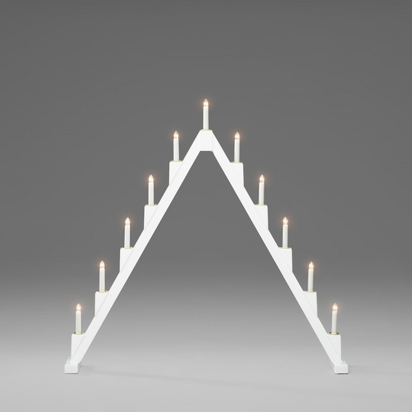 Kynttelikkö Konstsmide 11 OS 86X82cm valkoinen