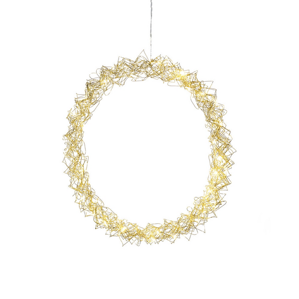 KRANS KONSTSMIDE MÄSSING 45CM 40 LED