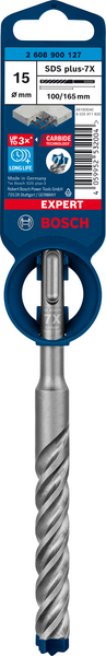 Poravasaranterä Bosch Expert SDS plus-7X 15x100x165mm